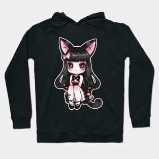 Neko chan vintage anime Hoodie